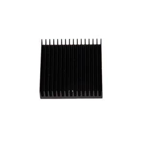 Certification ISO9001, usinage CNC de haute qualité, forgeage à froid, dissipateur thermique en aluminium anodisé noir 6063 T5 personnalisé - Product Image 1