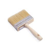 Kuas Cat Dinding DIY Blok Kayu Kelas Industri dengan Bulu Alami untuk Pembersihan OEM Tersedia Garansi 1 Tahun 1/2 Ukuran