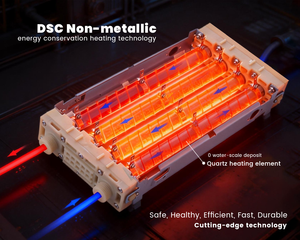 เครื่องทำน้ำอุ่นไฟฟ้าแบบติดผนัง 220V LED ควบคุมอุณหภูมิคงที่ สำหรับใช้งานกลางแจ้ง กำลังไฟ 16kW เหมาะสำหรับโรงแรม โรงรถ และการอาบน้ำแบบทันที - Product Image 6