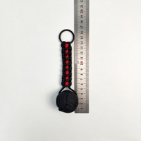 Nouveau porte-clés en paracorde tressé à la main 2026, couleurs personnalisées, lanière de poing de singe, porte-clés portable d'autodéfense pour le camping en extérieur