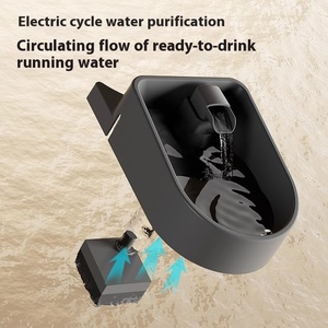 Xl Maat Geïntegreerde Pet Water Dispenser Dubbele Roestvrijstalen Kommen Duurzaam Automatisch Kattenhondenvoer Water Drinksysteem - Product Image 4