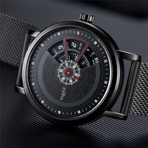 Yazole 509 <span class=keywords><strong>511</strong></span> xem nam rỗng reloj Hombre thời trang sáng tạo thạch anh Đồng hồ đeo tay dây đeo bằng thép không gỉ Đồng hồ nam - Product Image 5