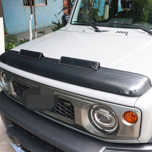 Lantsun ฝากระโปรงหน้าพีวีซี JMN020ฝากระโปรงทรายและหินกั้นสำหรับ Suzuki สำหรับ Jimny 2019 + 3ประตู - Product Image 6