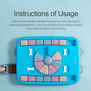 Yaobang Blue Style Hot Sale Eco-Friendly Plastic <strong>Dog</strong> Puzzle Feeding <strong>Toy</strong> Interactive IQ Training <strong>Food</strong> <strong>Dispenser</strong> Treat <strong>Toy</strong> - Product Image 2