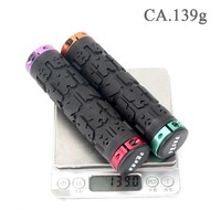 ODI-Empuñaduras de fibra de carbono para bicicleta de montaña, empuñaduras de manillar con bloqueo en MTB, cubierta de mango de bicicleta con absorción de impacto