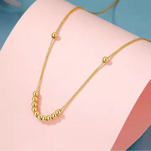 Collar de Perlas de Oro Real de 18k Au750 de Último Diseño de Xinfly para Mujer, Joyería Fina al por Mayor para Bodas y Otras Ocasiones - Product Image 3