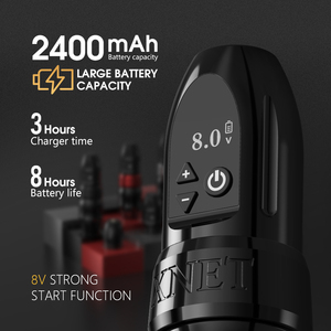 <span class=keywords><strong>Machine</strong></span> <span class=keywords><strong>à</strong></span> <span class=keywords><strong>tatouer</strong></span> sans fil professionnelle XNET Titan 2400mAh, <span class=keywords><strong>kit</strong></span> <span class=keywords><strong>complet</strong></span> avec 20 aiguilles de cartouche <span class=keywords><strong>à</strong></span> <span class=keywords><strong>tatouer</strong></span> et accessoires - Product Image 3