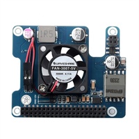 La carte d'extension Raspberry Pi 5 PoE HAT (F) prend en charge la norme réseau 802.3af/at Power Over Ethernet HAT (F)