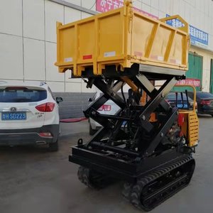 Mini Dumper Cingolato con Cingoli in Gomma 0.5t 1t 2t in Vendita - Product Image 6