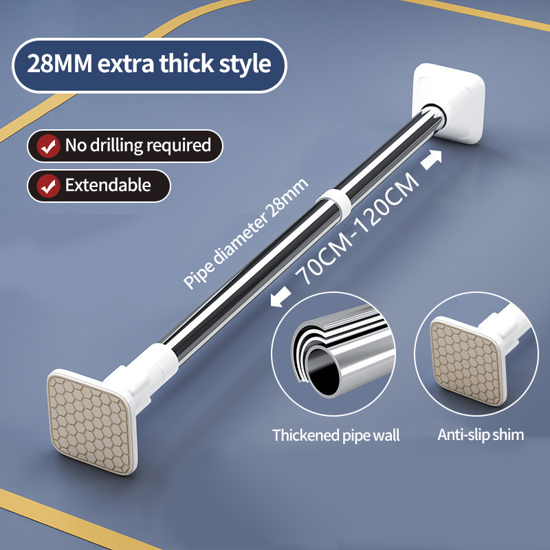 [Blanc diamètre du tuyau 28] rétractable 70-120 cm