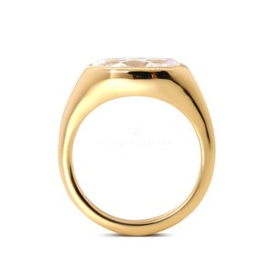 Anillo Ajustable de Plata de Ley 925 con Diamantes, Joyería Fina Clásica, Anillo Elegante y Brillante para Uso Diario y Regalo - Product Image 3
