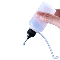 Ecannal 120ml 4oz en plastique PE bouchon d'aiguille compte-gouttes bouteille à presser pour Gel liquide d'huile