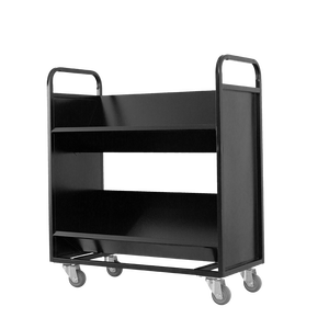 Book cart book ladder library silent trolley two-story three-story V-shaped W-shaped archive room book cart