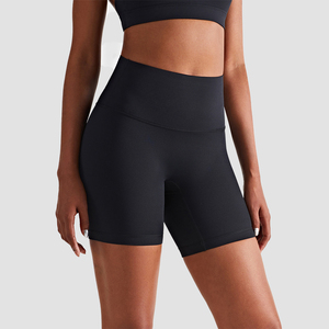 FITVOLT Shorts de Yoga de Cintura Alta, Elásticos, Lisos, para Correr, Estilo Ciclista, Tallas Grandes, Efecto Levanta Glúteos, Sexy, Ecológicos, Transpirables, OEM - Product Image 3
