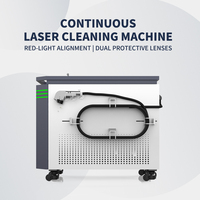 Nettoyeur laser à fibre, machine de nettoyage laser pour l'élimination de l'oxyde d'aluminium sur l'acier avec double tête oscillante DDP