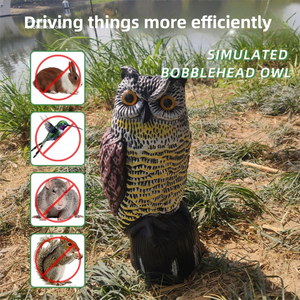 Répulsif d'oiseaux en PE durable avec texture réaliste, certifié EPA non toxique, pour la vente en gros aux exploitations agricoles - Product Image 6