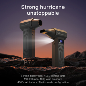 2 trong 1 xe máy hút bụi thiết bị điện tử soplador de Aire portatil nén không khí Khăn lau bụi Turbo Fan - Product Image 2