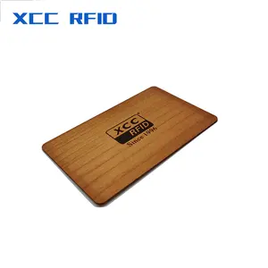 Factory Price Accept Customized Laser Wood NFC Card