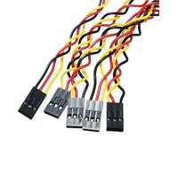 Kabel Jumper konektor Dupont 20CM dengan kepala ganda 2.54MM Pitch 2/3/4/5/6/7/8/9/10 PIN 2P/3P/4P/5P untuk elektronik