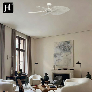 <b>Ceiling</b> Fan with <b>Light</b>, Vintage Banana Leaf Simple <b>Ceiling</b> Fan for Living Room, Chandelier <b>Ceiling</b> <b>Light</b> with Fan - Product Image 6