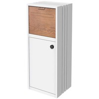 Boîte aux lettres commerciale autonome, durable, résistante aux intempéries, verrouillable, antivol, spacieuse pour colis, pour la maison