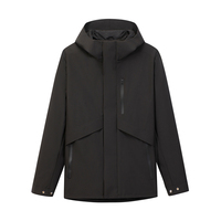 Veste de randonnée unisexe personnalisable avec capuche amovible, imperméable et coupe-vent, coque monocouche premium à marque privée, OEM clé en main