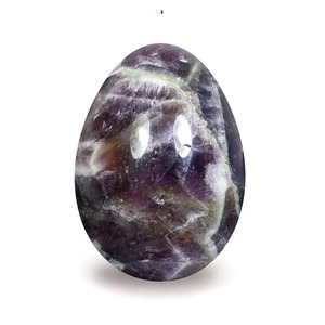 Oeuf de Yoni en Améthyste Naturelle pour Femme Pierre de Kegel en Cristal Poli pour Renforcer et Guérir le Plancher Pelvien - Product Image 1