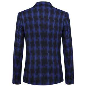 Setelan pakaian pria 3 potong, setelan pakaian pria 3 potong, 1 kancing, pas badan, warna campur, Set pakaian pesta <span class=keywords><strong>Prom</strong></span>, makan malam - Product Image 2