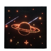 Panneau de plafond étoilé en fibre optique DIY 16W 25W avec lumière LED RGB pour la décoration d'événements et de fêtes
