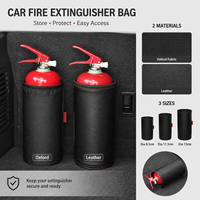 Sac de rangement pour extincteur de voiture, support en tissu Oxford et cuir, étui portable pour extincteur de véhicule