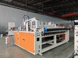 Rebobinadora de Papel Higiénico de Alta Velocidad XINJIUZOU-3000, Fabricante de Máquinas Automáticas para Enrollar Papel - Product Image 5