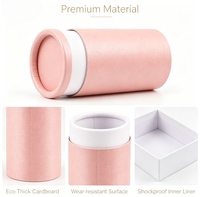 Boîtes cadeaux en tube de papier en gros, carton épais avec couvercle pour bouteille d'huile essentielle, thé, café, cosmétiques, emballage de souvenirs de mariage