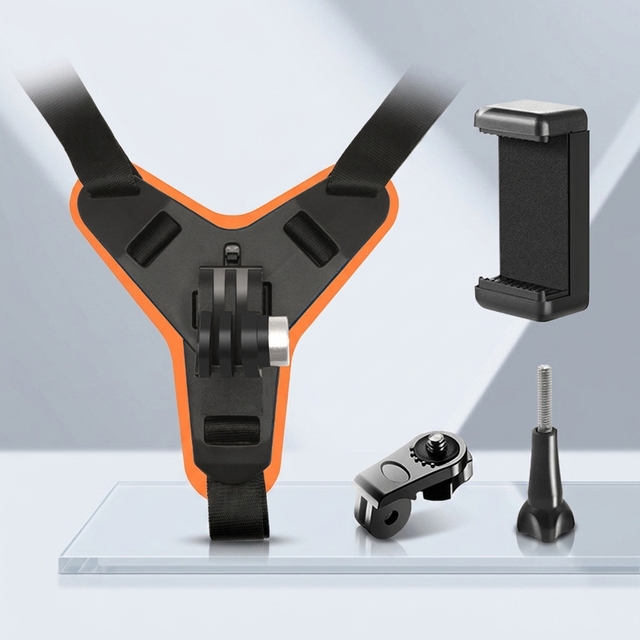 Shock Resistant Helmet Fixing Mount Stable Camera Bracket Compatible With All Popular for Action3/4/5 Sports Cameras