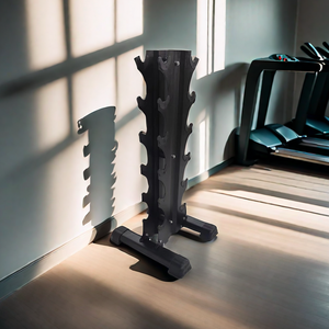 TOPTONS, equipo de <span class=keywords><strong>gimnasio</strong></span>, acero soldado de alta precisión, logotipo personalizado, <span class=keywords><strong>gimnasio</strong></span> en casa, alta calidad, 6/8/10 pares, soporte <span class=keywords><strong>Vertical</strong></span> para Mancuernas - Product Image 2