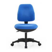 Chaise de bureau ergonomique sans accoudoirs, réglable en hauteur, pivotante, chaise de travail de haute qualité pour poste de travail de bureau