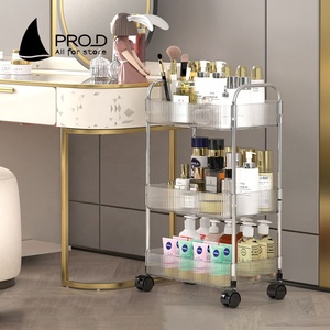 Estante <span class=keywords><strong>de</strong></span> almacenamiento transparente, libros <span class=keywords><strong>de</strong></span> aperitivos y artículos diversos, carrito móvil multicapa con ruedas, carrito <span class=keywords><strong>de</strong></span> almacenamiento - Product Image 5