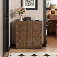 2025 grande capacité entrée intérieure couloir armoire à chaussures solide noyer MDF bois Design moderne Style Explosion nouveaux meubles de maison