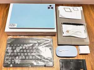 טאבלט מחשב נייד בגודל <span class=keywords><strong>10</strong></span> אינץ' עם מקלדת ועט, מערכת הפעלה אנדרואיד 13.0, זיכרון 12GB+512GB, מסך מגע, טאבלט לציור, מתאים לבית הספר - Product Image 5