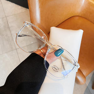 Gafas Qianai TR90 con Protección Anti Luz Azul, Montura Grande, Estilo Coreano, Montura Completa para Mujer con Protección UV - Product Image 3