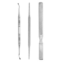 Pousse-cuticules double tête en acier inoxydable et lime à ongles quatre faces, nouveau style, argenté, portable, pour soins des ongles, directement de l'usine