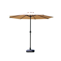 Parapluie d'extérieur antique Parasol de plage télescopique commercial Colonne centrale Cour B & B Internet Célébrité Parapluie d'extérieur
