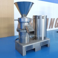 Machine à broyer les noix de cajou et les cacahuètes en acier inoxydable de qualité alimentaire pour la fabrication de beurre d'amande et de pâte d'arachide