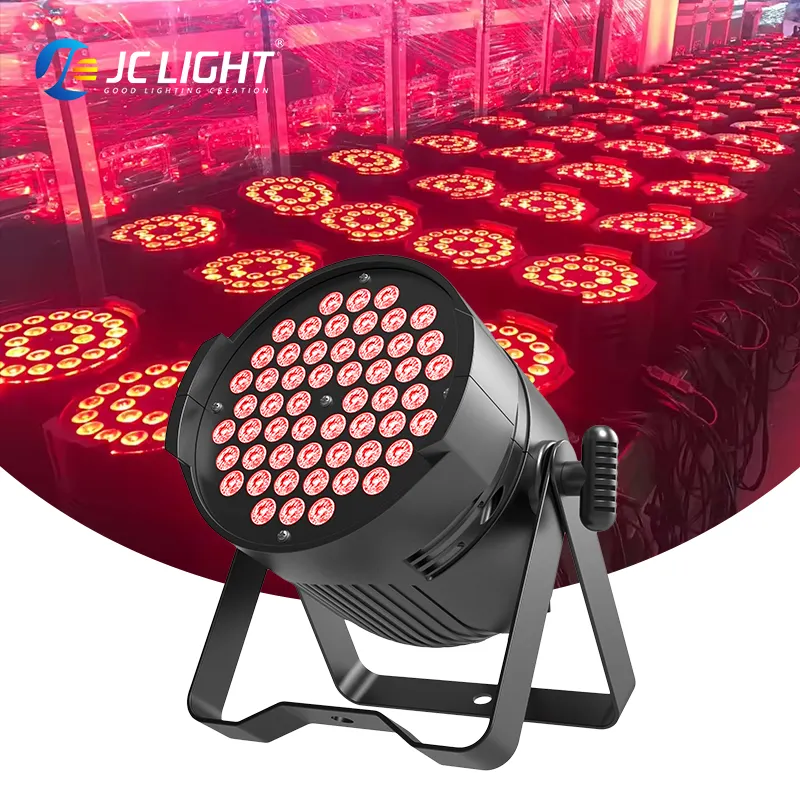 54 ไฟ LED PAR 54*3W LED PAR สามารถแสงเวที Dmx512 เสียงเปิดใช้งานการควบคุม DJ ดิสโก้เวที LED PAR 54