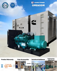 Groupe électrogène diesel silencieux d'urgence 300KW 400kW 500kVA 520KW 650KVA, châssis ouvert, 50Hz, ATS, alternateur Stamford - Product Image 3