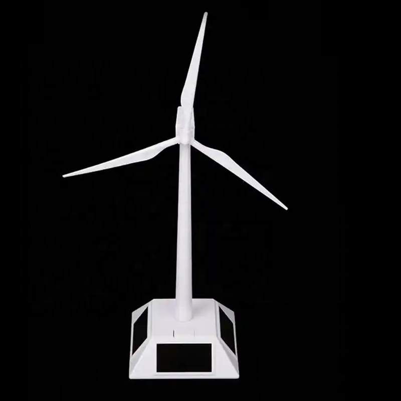Molino De Viento Solar 3D – Juguete Educativo De Energía Renovable, Modelo De Turbina Eólica De 26 Cm, Decoración De Escritorio Y Regalo
