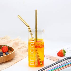 مجموعة شفاطات متعددة الألوان من الفولاذ المقاوم للصدأ 304 صديقة للبيئة بالجملة، مع إمكانية تخصيص الشعار، حاصلة على شهادة CE، أدوات شرب آمنة للطعام - Product Image 5