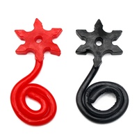 Jouets d'armes ninja collants en TPR souple, fléchettes flocon de neige, nouveauté anti-stress, cadeaux de fête, sacs d'anniversaire pour enfants, DM-RL03, jeunes de 7 à 14 ans