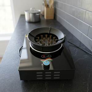 Black Plasma Electric Flame <b>Stove</b> | Fast Smokeless Gas-Free Portable Single Burner Glass Surface Cooking <b>Stove</b> for Outdoor Table - Product Image 3