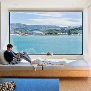 Fenêtres panoramiques fixes en verre trempé double vitrage pour maison, grandes fenêtres à battants modernes - Product Image 2