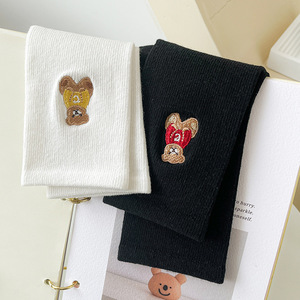 High Quality Casual Embroidery White Crew <strong>Socks</strong> Women <strong>Bear</strong> Pattern Cute <strong>Teddy</strong> <strong>Socks</strong> Animal Cotton Embroidered <strong>Socks</strong> - Product Image 6